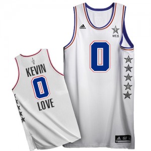 Maillot Authentic Cleveland Cavaliers NBA 2015 All Star Blanc - #0 Kevin Love - Homme