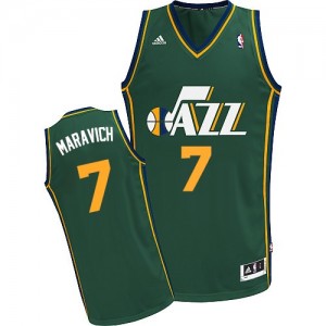 Maillot NBA Swingman Pete Maravich #7 Utah Jazz Alternate Vert - Homme