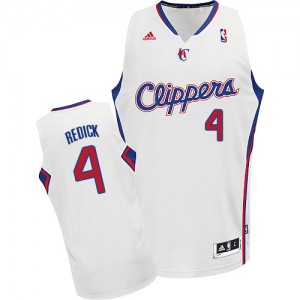 Los Angeles Clippers JJ Redick #4 Home Swingman Maillot d'équipe de NBA - Blanc pour Homme