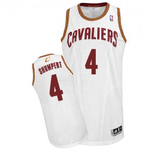 Cleveland Cavaliers Iman Shumpert #4 Home Authentic Maillot d'équipe de NBA - Blanc pour Homme