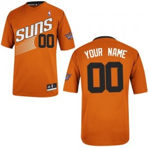 Maillot NBA Orange Authentic Personnalisé Phoenix Suns Alternate Enfants Adidas