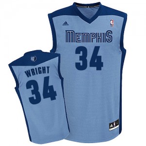 Maillot Swingman Memphis Grizzlies NBA Alternate Bleu clair - #34 Brandan Wright - Homme