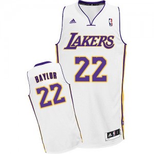 Maillot NBA Swingman Elgin Baylor #22 Los Angeles Lakers Alternate Blanc - Homme