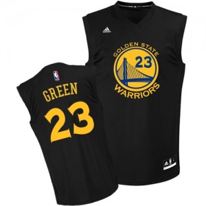 Maillot NBA Authentic Draymond Green #23 Golden State Warriors Fashion Noir - Homme