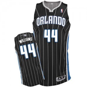 Orlando Magic Jason Williams #44 Alternate Authentic Maillot d'équipe de NBA - Noir pour Homme
