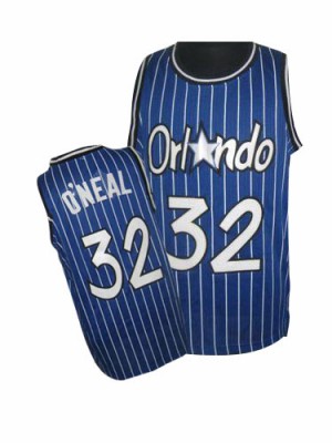 Orlando Magic Shaquille O'Neal #32 Throwback Authentic Maillot d'équipe de NBA - Bleu royal pour Homme
