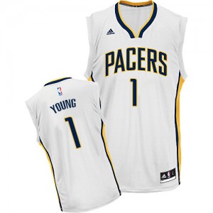 Maillot NBA Swingman Joseph Young #1 Indiana Pacers Home Blanc - Homme
