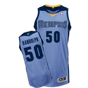 Memphis Grizzlies Zach Randolph #50 Alternate Swingman Maillot d'équipe de NBA - Bleu clair pour Femme