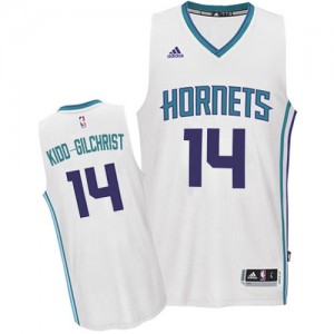 Maillot NBA Charlotte Hornets #14 Michael Kidd-Gilchrist Blanc Adidas Authentic Home - Homme