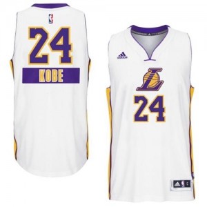 Maillot Authentic Los Angeles Lakers NBA 2014-15 Christmas Day Blanc - #24 Kobe Bryant - Enfants