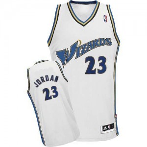 Maillot NBA Blanc Michael Jordan #23 Washington Wizards Swingman Homme Adidas