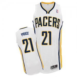 Maillot Authentic Indiana Pacers NBA Home Blanc - #21 A.J. Price - Homme