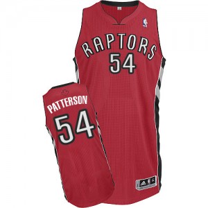 Toronto Raptors #54 Adidas Road Rouge Authentic Maillot d'équipe de NBA Le meilleur cadeau - Patrick Patterson pour Homme