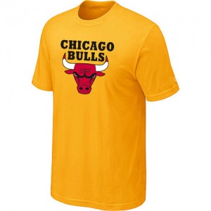 Tee-Shirt NBA Jaune Chicago Bulls Big & Tall Homme