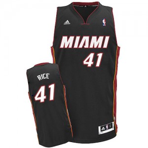 Miami Heat Glen Rice #41 Road Swingman Maillot d'équipe de NBA - Noir pour Homme