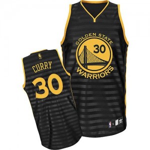 Maillot NBA Gris noir Stephen Curry #30 Golden State Warriors Groove Authentic Homme Adidas