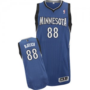 Minnesota Timberwolves Nemanja Bjelica #88 Road Authentic Maillot d'équipe de NBA - Slate Blue pour Homme
