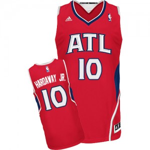 Maillot NBA Rouge Tim Hardaway Jr. #10 Atlanta Hawks Alternate Swingman Homme Adidas