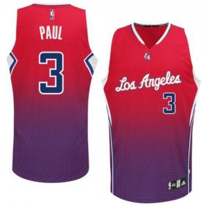 Maillot Adidas Rouge Resonate Fashion Authentic Los Angeles Clippers - Chris Paul #3 - Homme