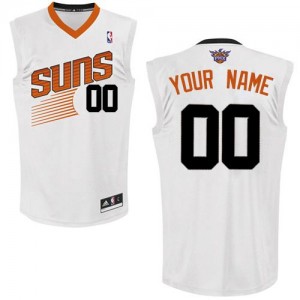 Maillot Phoenix Suns NBA Home Blanc - Personnalisé Authentic - Homme