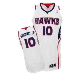 Maillot Authentic Atlanta Hawks NBA Home Blanc - #10 Tim Hardaway Jr. - Homme