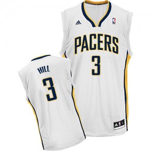 Maillot Swingman Indiana Pacers NBA Home Blanc - #3 George Hill - Homme