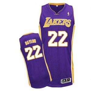 Los Angeles Lakers Elgin Baylor #22 Road Authentic Maillot d'équipe de NBA - Violet pour Homme
