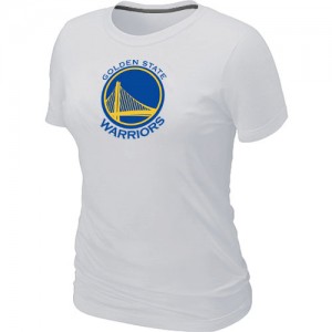 Golden State Warriors Big & Tall Tee-Shirt d'équipe de NBA - Blanc pour Femme
