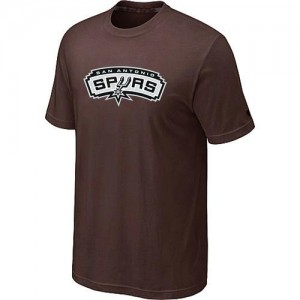 T-shirt principal de logo San Antonio Spurs NBA Big & Tall marron - Homme