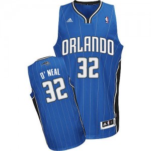 Orlando Magic #32 Adidas Road Bleu royal Swingman Maillot d'équipe de NBA Discount - Shaquille O'Neal pour Enfants
