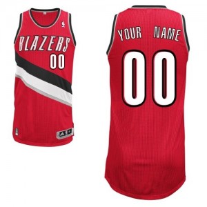 Maillot Portland Trail Blazers NBA Alternate Rouge - Personnalisé Authentic - Homme