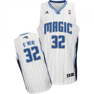 Orlando Magic #32 Adidas Home Blanc Swingman Maillot d'équipe de NBA la vente - Shaquille O'Neal pour Enfants
