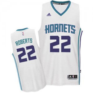 Maillot NBA Blanc Brian Roberts #22 Charlotte Hornets Home Authentic Homme Adidas