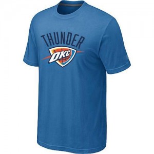 Oklahoma City Thunder Big & Tall Tee-Shirt d'équipe de NBA - Bleu clair pour Homme