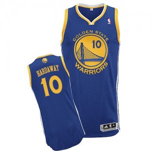 Golden State Warriors Tim Hardaway #10 Road Authentic Maillot d'équipe de NBA - Bleu royal pour Homme