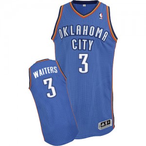 Maillot NBA Authentic Dion Waiters #3 Oklahoma City Thunder Road Bleu royal - Homme