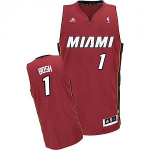 Maillot Swingman Miami Heat NBA Alternate Rouge - #1 Chris Bosh - Homme