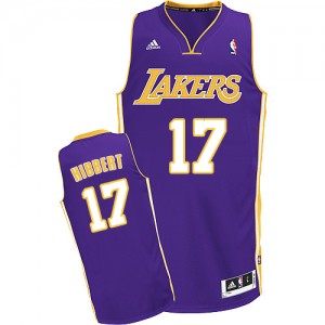 Maillot Adidas Violet Road Swingman Los Angeles Lakers - Roy Hibbert #17 - Enfants