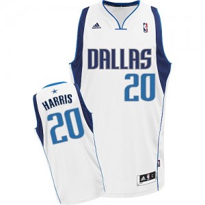 Maillot Adidas Blanc Home Swingman Dallas Mavericks - Devin Harris #20 - Homme