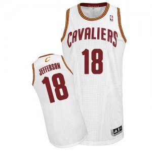 Maillot NBA Cleveland Cavaliers #18 Richard Jefferson Blanc Adidas Authentic Home - Homme