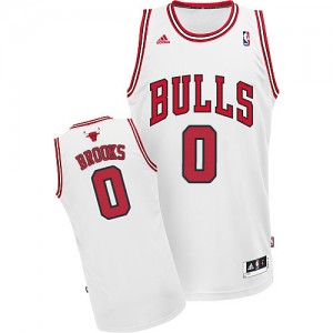 Maillot Adidas Blanc Home Swingman Chicago Bulls - Aaron Brooks #0 - Homme