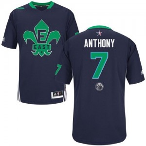 Maillot NBA Authentic Carmelo Anthony #7 New York Knicks 2014 All Star Bleu marin - Homme