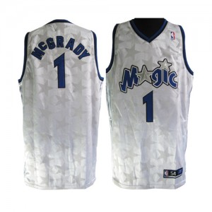 Maillot NBA Authentic Tracy Mcgrady #1 Orlando Magic Star Limited Edition Blanc - Homme