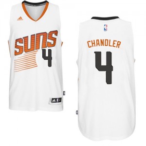 Maillot Authentic Phoenix Suns NBA Home Blanc - #4 Tyson Chandler - Homme