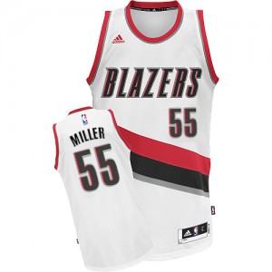 Portland Trail Blazers #55 Adidas Home Blanc Swingman Maillot d'équipe de NBA Remise - Mike Miller pour Homme
