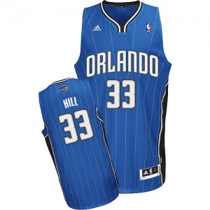 Orlando Magic Grant Hill #33 Road Swingman Maillot d'équipe de NBA - Bleu royal pour Homme