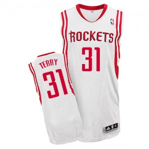 Maillot Authentic Houston Rockets NBA Home Blanc - #31 Jason Terry - Homme