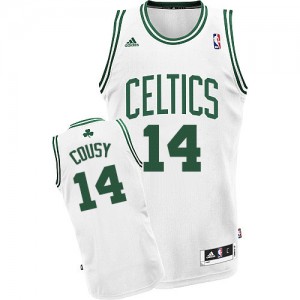 Boston Celtics #14 Adidas Home Blanc Swingman Maillot d'équipe de NBA Discount - Bob Cousy pour Homme
