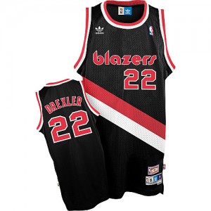 Portland Trail Blazers Clyde Drexler #22 Throwback Swingman Maillot d'équipe de NBA - Noir pour Homme