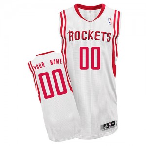 Houston Rockets Personnalisé Adidas Home Blanc Maillot d'équipe de NBA Expédition rapide - Authentic pour Enfants